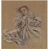 Image 1 : Edward Burne-Jones - Winter - Study of Flying Drapery