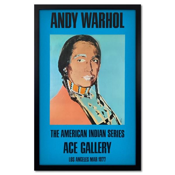 The American Indian Series (Blue) by Warhol (1928-1987)