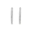 Image 2 : 4.15 ctw Diamond Hoop Earrings - 14KT White Gold