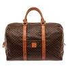 Image 1 : Celine Brown Leather Macadam Boston Bag