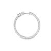 Image 4 : 1.80 ctw Diamond Hoop Earrings - 14KT White Gold