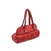 Image 2 : Chanel Red Leather Large Lady Braid Bowler Bag