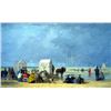 Image 1 : Eugene Louis Boudin - Bathing Time at Deauville