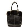 Image 1 : Louis Vuitton Black Leather Lockit PM Tote Bag