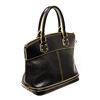 Image 3 : Louis Vuitton Black Leather Lockit PM Tote Bag