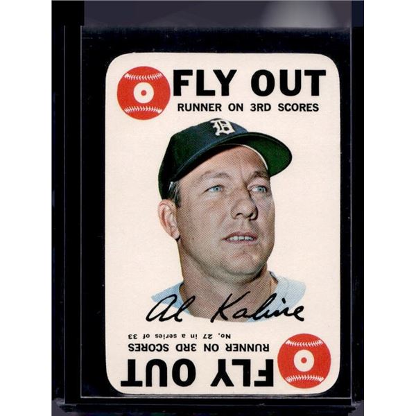 Al Kaline 1968 Topps Game Card. Excellent Condition