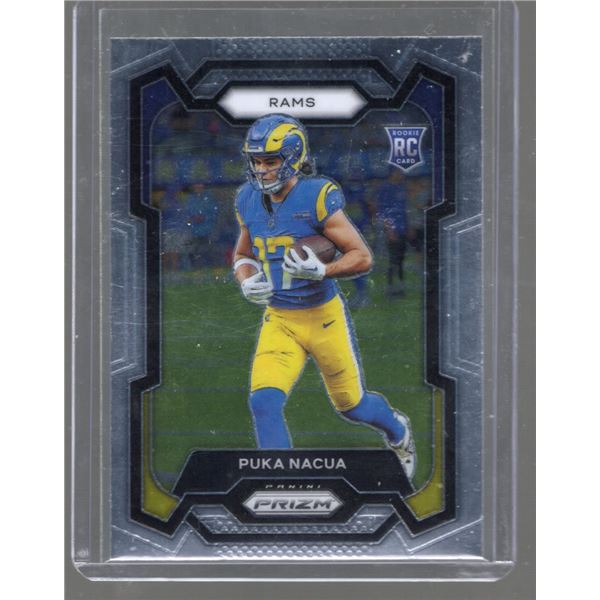 Puka Nacua Rookie Card 2023 Panini Prizm #357