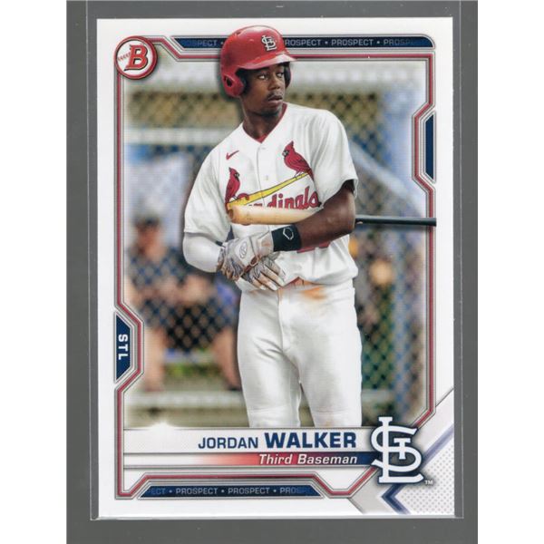 Jordan Walker Bowman Prospects 2021 Bowman #BP-146