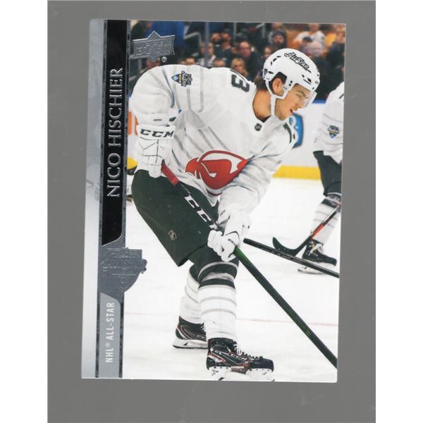 Nico Hischier 2020-2021 Upper Deck #668