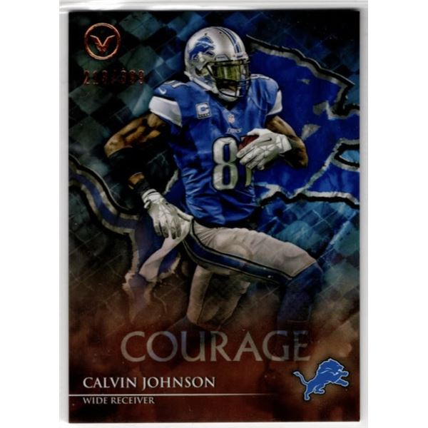 Calvin Johnson /399 2014 Topps Valor Courage #25