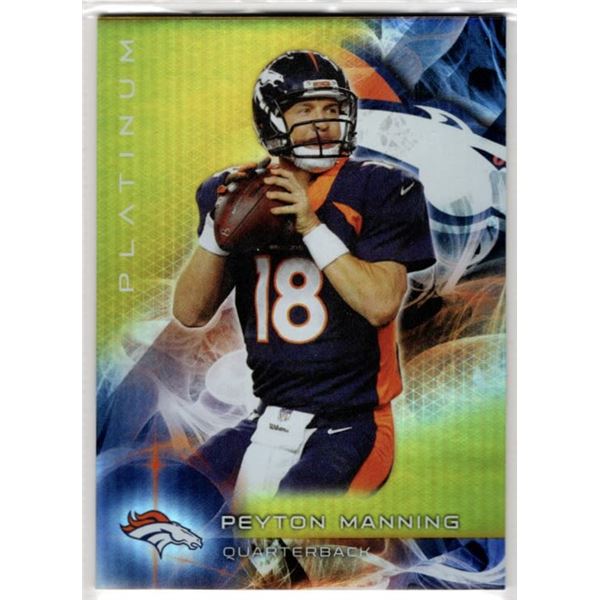 Peyton Manning 2015 Topps Platinum Gold #18