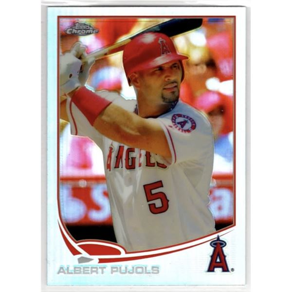 Albert Pujols Refractor 2013 Topps Chrome #136