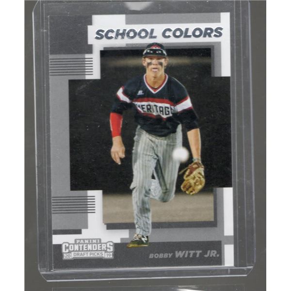 Bobby Witt Jr. 2019 Panini Contenders Draft Picks School Colors #4