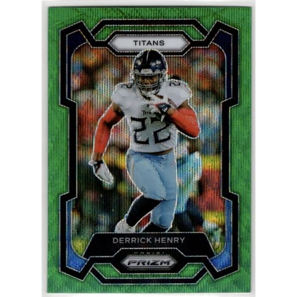 Derrick Henry Green Wave Prizm 2023 Panini Prizm #284