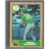 Image 1 : Mark McGwire 1987 Topps Rookie Card #366 Fantastic Condition!!