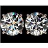 Image 3 : 2.11 ct. Natural Round Diamond Screw Back Earrings 10k Rose Gold