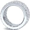 Image 3 : 5.00 ct. Natural Round Diamonds Eternity Ring in 14k White Gold