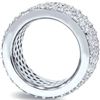 Image 3 : 5.00 ct. Natural Round Diamonds Eternity Ring in 14k White Gold