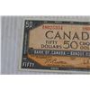 Image 2 : ^Canadian 1954 $50 Bill