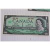 Image 2 : ^(3) Canadian 1967 $1 Bills