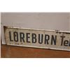 Image 2 : Loreburn Tel. 644-2101 Sign - 48" x 10"