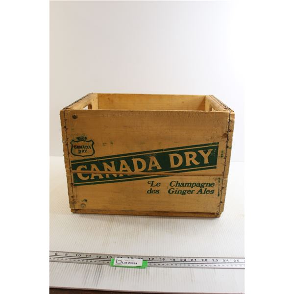 Canada Dry Wooden Crate