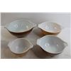 Image 2 : (4) Brown "Woodland" Pyrex Cinderella Nesting Bowls