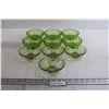 Image 1 : (10) Glass Green Bowls