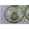 Image 3 : (10) Glass Green Bowls