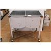 Image 1 : *Galvanized Laundry Tub on Wheels