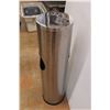 Image 4 : *Stainless Steel Hotel/Bar Ashtray Trash Can - 10" x 36"