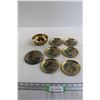 Image 1 : Brass Bowl with (6) Duck Coasters