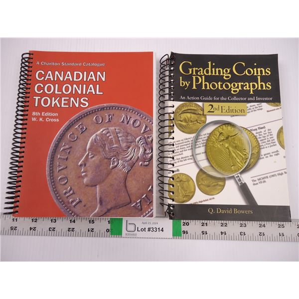 (2) Books on Canadian Colonial Tokens and Grading Coins by Photographs