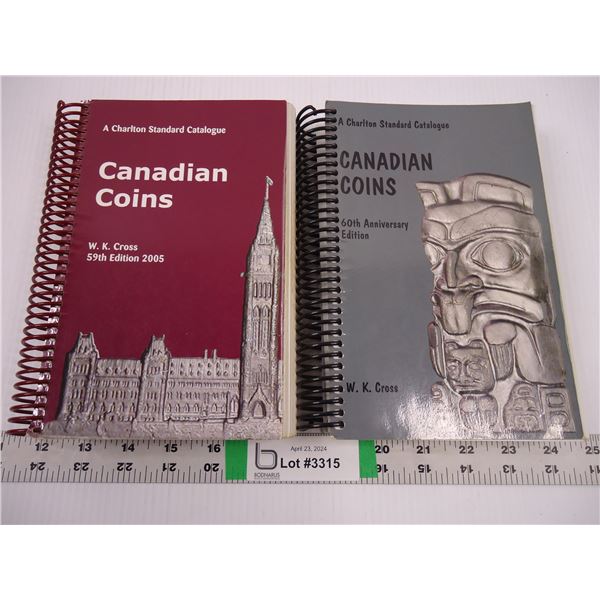 (2) Books on Canadian Coins- 59th and 60th Editions