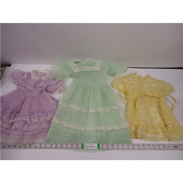 (3) Girl's Dresses