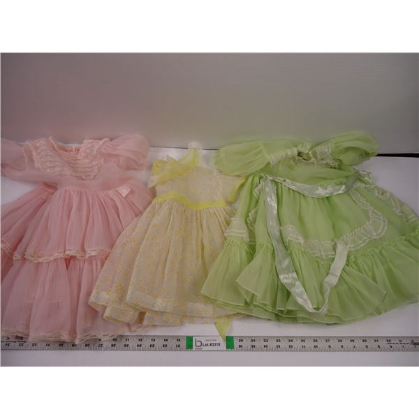 (3) Girl's Dresses