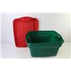 Image 2 : Rubbermaid Roughneck Storage Tote With Lid - 4.5 Gallons