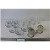 Image 1 : (14) Glasses, (2) Candle Holders