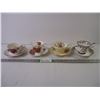 Image 1 : (4) Sets of Cups and Saucers- (2) are Royal Albert