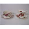 Image 3 : (4) Sets of Cups and Saucers- (2) are Royal Albert