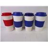 Image 3 : (12) Eco Cups with Silicone Lids and Sleeves