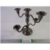 Image 1 : Pewter Candlestick- (5) Candle Holder