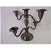 Image 2 : Pewter Candlestick- (5) Candle Holder