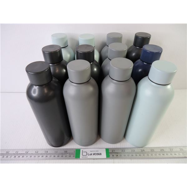 (12) Glacial Brand Stainless Steel 720ml- 24.3 Ounce Drinking Containers