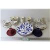 Image 1 : Assorted Ceramic Dish Ware - Egg Cups - Plates - Cups