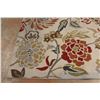 Image 3 : *Carpet Floral Design (80 1/2" x 65") (dirty)