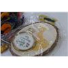 Image 3 : Embroidery Rings - Large Assortment of Embroidery Threads