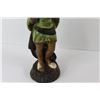 Image 3 : Genuine Hand Painted African Lady Figurine - 11" - Some Cracks in Feet - By Devonware Made in Canada