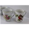 Image 3 : (8) Vintage Tea Cups - Various Patterns