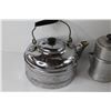 Image 2 : (3) Stainless Kettles & Coffee Perculator (No Cord)